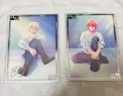 アイナナ　アニナナ展　クリアケース付きビジュアルカード　七瀬陸　九条天