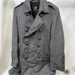BURBERRY BLACK LABEL チェック ロングコート（M）