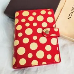 ❤️ルイヴィトン LV ヴェルニ 赤 大人可愛い 手帳カバー 週末セール中！】美品 ルイヴィトン 手帳カバー アドレス帳付