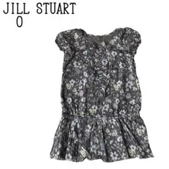 [古着] JILL STUART ワンピース チュニック パフスリーブ 花柄