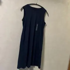 新品　UNIQLO ワンピース　ネイビー　150