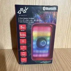 GRAV PARTY ワイヤレススピーカー GRV-PS05WC-RE