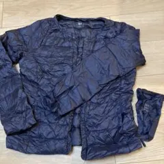 訳あり ウルトラライトダウン ユニクロ　UNIQLOレディース M 紺 ネイビー