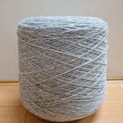 No,76　ウール92%・カシミヤ8%・ライトグレー　960g
