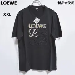 LOEWE アナグラム ロゴ刺繍 Tシャツ ブラック XLサイズ - メルカリ