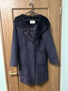 引っ越しのため値下げ⭐︎ROPE フード付きネイビーロングコート
