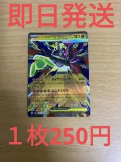 m3◆残り１枚◆ポケモンカード　ムニキスゼロ　メガジガルデex RR