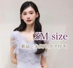 ポローラpolaura レースフリルニットワンピース ホワイト SXS - メルカリ
