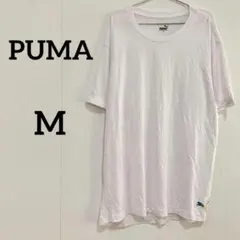 【PUMA】半袖Tシャツ ワンポイントロゴ ホワイト M