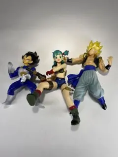 匿名配送　匿名配送　ドラゴンボールフィギュア  ゴジータ ブルマ　ベジータガチャ