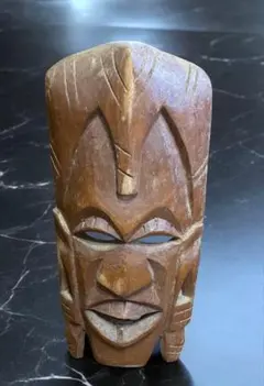 アフリカンアート バンバラ族「コレマスク」木彫り 仮面/マスク