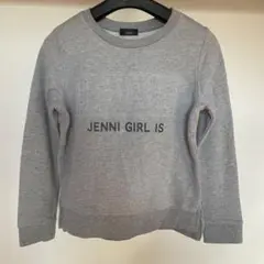 値下げ　JENNI LOVE トレーナー 長袖150 グレー　ジェニィ
