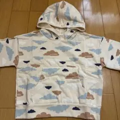 プチバトー 雲柄フード付きパーカー - メルカリ