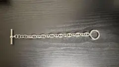 超お洒落 アンカー チェーン ブレスレット ステンレス製 某人気ブランドタイプ