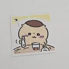ちいかわ　ホログラムステッカー　くりまんじゅう