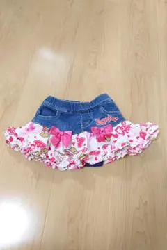 【美品】アースマジック デニムスカートパンツ 80〜90サイズ