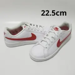 22.5cm 白 赤 ナイキ ウィメンズ コート ロイヤル レッド