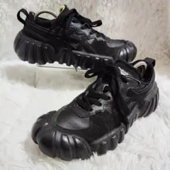 オニツカタイガー デンティグレLS 25㎝ 厚底 黒 ※踵補修可