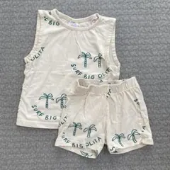ZARA ノースリーブ・タンクトップショートパンツセットアップ2-3歳100cm