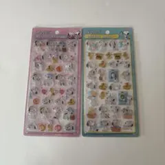【正規品】ボンボンドロップシール スヌーピー きょうだいたち ランドリー 2枚