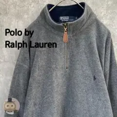 【人気カラー】ポロ ラルフローレン ハーフジップ フリース 古着 ユニセックス