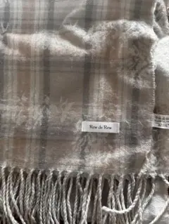 Rew de Rew チェック柄マフラー