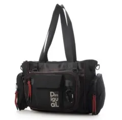 【未使用新品】Desigual レアカラー黒x赤 マルチポジション ミドルバッグのサムネイル