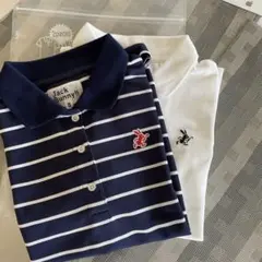 Jack Bunny! ストライプポロシャツ 2枚セット