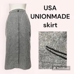 vintageヴィンテージスカートウールUNIONMADEレトロUSA海外古着のサムネイル