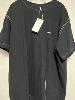 美品】HYKE ハイク ブラックポンチョ 半袖 Tシャツ フリーサイズ