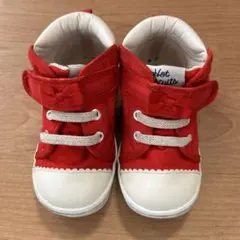 値下げ！！ホットビスケッツ　ハイカットベビーシューズ