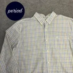P1515 DOCKERS 古着　チェック　ボタンダウンシャツ　アメカジ