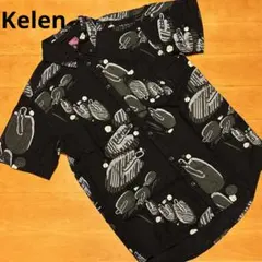 Kelen ケレン　40 リネン混　シャツ　ブラックのサムネイル