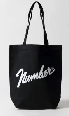 ナンバーナイン　トートバッグ　number(n)ine n(n) ブラック