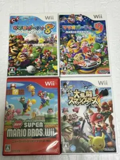 ⭐️24時間以内発送⭐️ Wiiソフトまとめ売り　4本セット　スマブラx