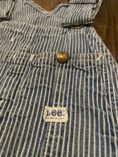 70s Lee オーバーオール ヒッコリーストライプ ヴィンテージ ペインター