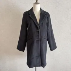 BROWNY/ブラック チェスターコート Lサイズ