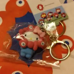 関西　大阪万博　ミャクミャク　サンリオ　キーホルダー　キティ