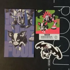 スシロー ジョジョ　コラボ　ステッカー ピック イギーセット jojo