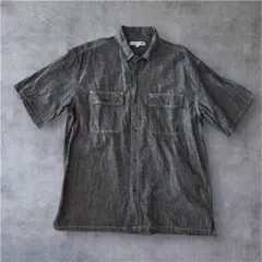 UNIQLO JWアンダーソン シャンブレーオーバーサイズワークシャツ L