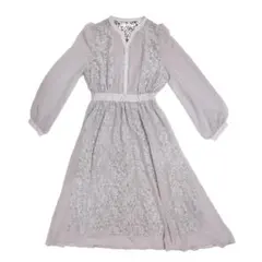 【新品】Ray Cassin/レイカズン 花柄シアーワンピース サイズF