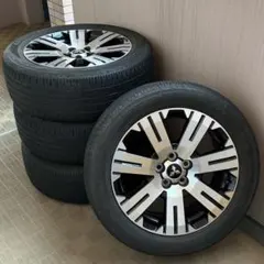 新車外し デリカD5 三菱純正 18インチ アルミホイール ヨコハマ4本