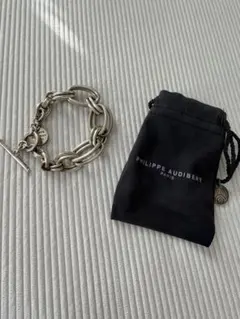 美品　PHILIPPE AUDIBERT チェーンブレスレット　シルバーのサムネイル