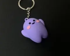 大阪関西万博 ドイツパビリオン サーキュラーちゃん　キーホルダー　パープル/紫