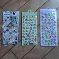 KAMIO JAPAN 3Dシール 3枚セット　夏休みのサムネイル
