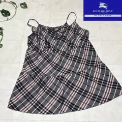 ⭐️BURBERRY LONDON⭐️ブルーレーベル チェック柄キャミソール36
