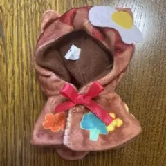 ぬい服 猫耳ケープ しっぽ付き 着ぐるみ ロコモコ ハンバーグ ぬい活 推し活