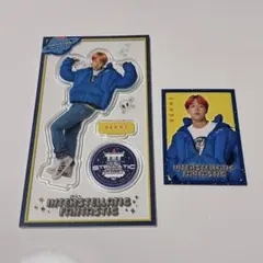 世界　アクスタ トレカ 2点セット