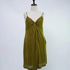 プレミスフォーセオリーリュクス キャミワンピース カーキ サイズ38*WC7