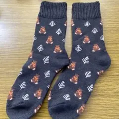 5点目100円♡新品♡レディース♡ブラック♡あったか靴下